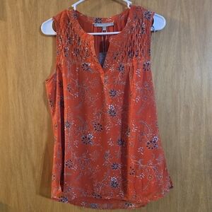 Daniel Rainn Floral Sleeveless Top NWT